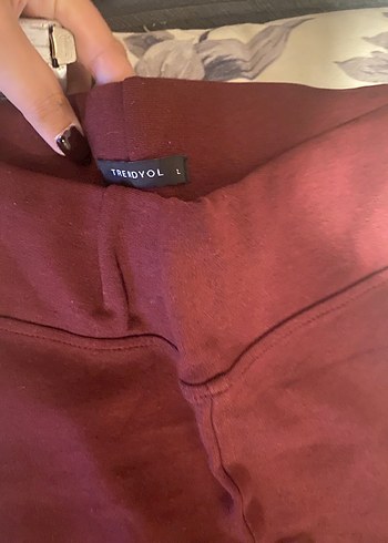 Trendyol & Milla Bordo Kadın Elastik Kumaş tayt