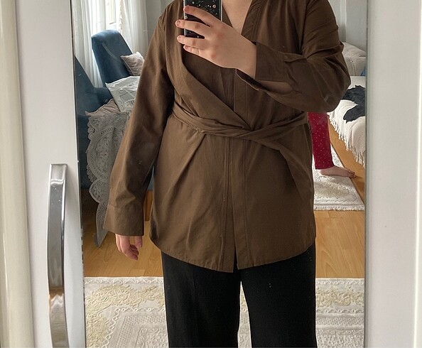 xl Beden bağlamalı gömlek