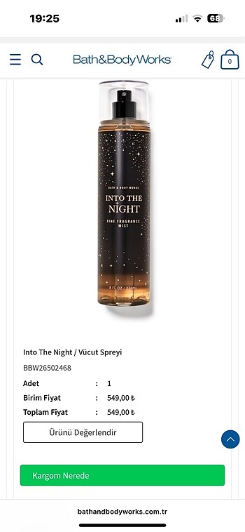 Bath and Body Works Body Mist - Görsel 3