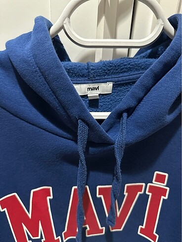 s Beden Mavi sweatshirt orijinal