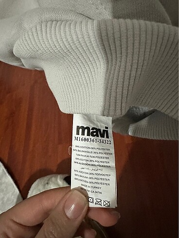 s Beden Orijinal Mavi sweatshirt