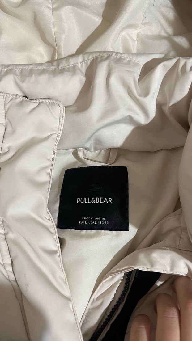 PULL&BEAR Beyaz Mont - Görsel 2