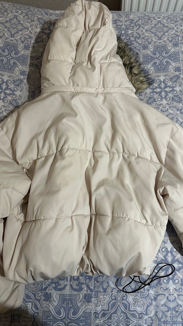 PULL&BEAR Beyaz Mont - Görsel 4