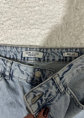 LCW Kot Pantolon wide leg - Görsel 3