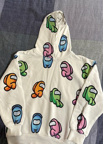 Kapüşonlu çocuk Sweatshirt - Görsel 2