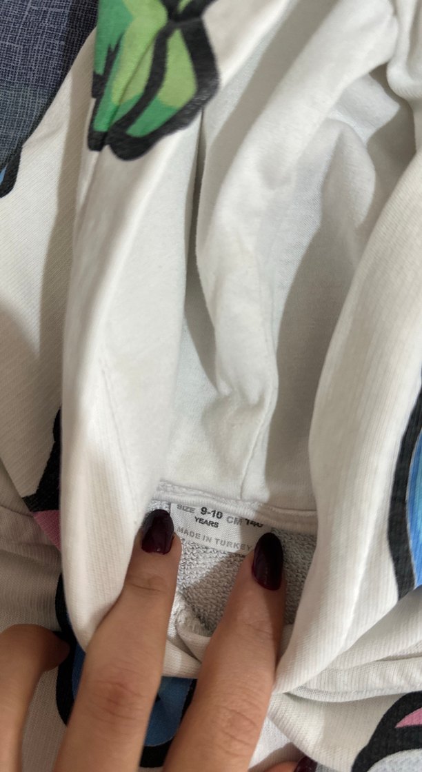 Kapüşonlu çocuk Sweatshirt - Görsel 3