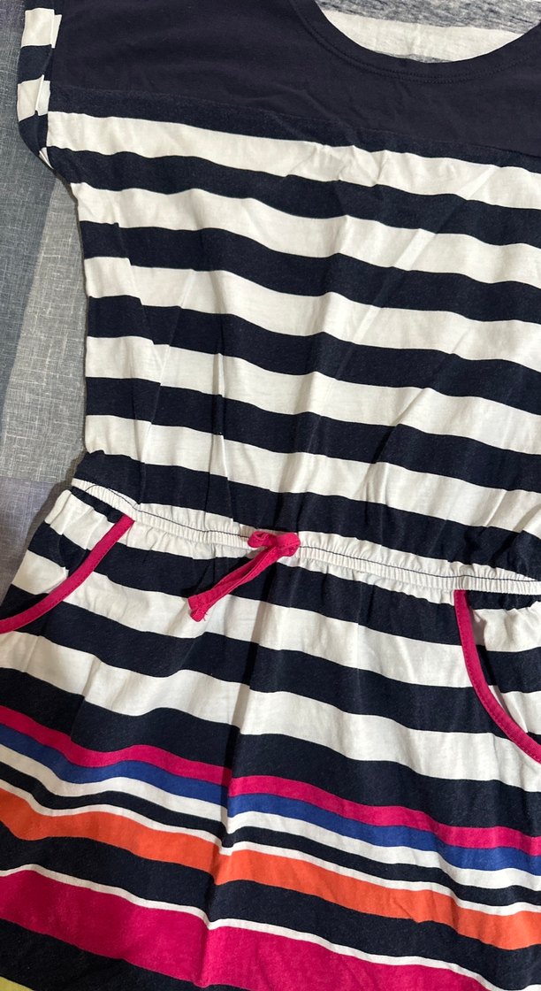 Çizgili çocuk Elbise LCW - Görsel 4