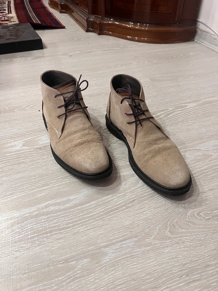 W Collection (Vakko) Erkek Süet Bot - Görsel 2