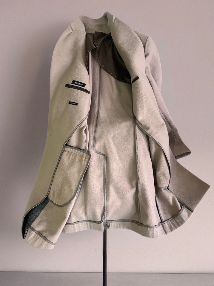 BESILENT Bej Erkek Kaban - Görsel 3