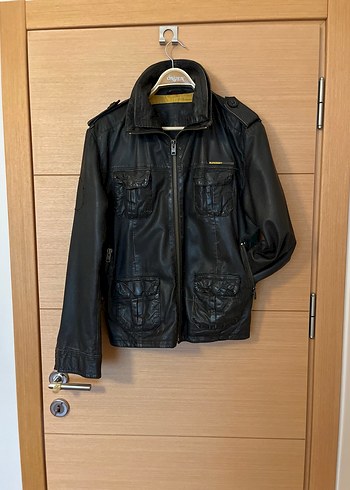 Superdry Kahverengi Deri Mont