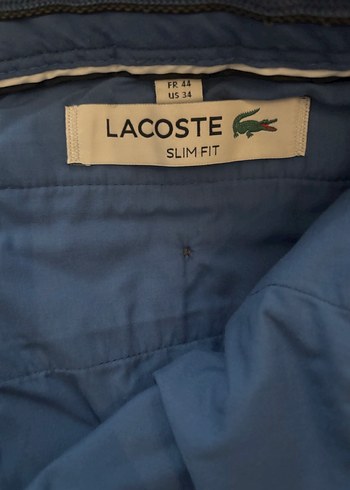 Lacoste Slim Fit Mavi Erkek Gömlek - Görsel 2
