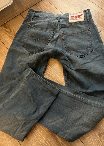 Levi's Mavi Baskılı Bol Kesim Denim Pantolon - Görsel 4