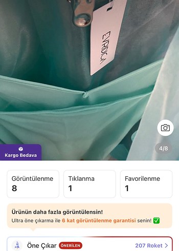 Düğmeli Uzun Mavi Kadın elbise astarlı - Görsel 3