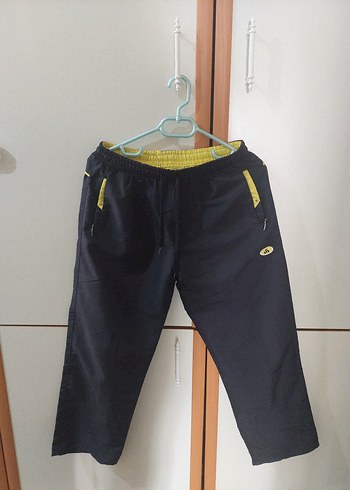 Erkek Bol Kesim Mavi Kemerli eşofman - Görsel 3