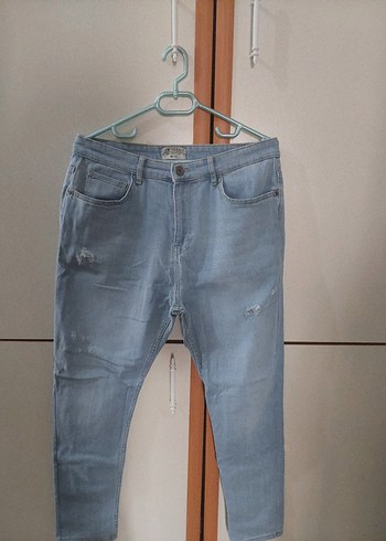 mavi Renkli Erkek Kot Pantolon - Görsel 3