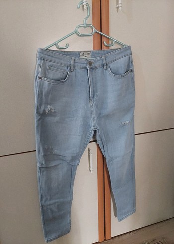 mavi Renkli Erkek Kot Pantolon - Görsel 2