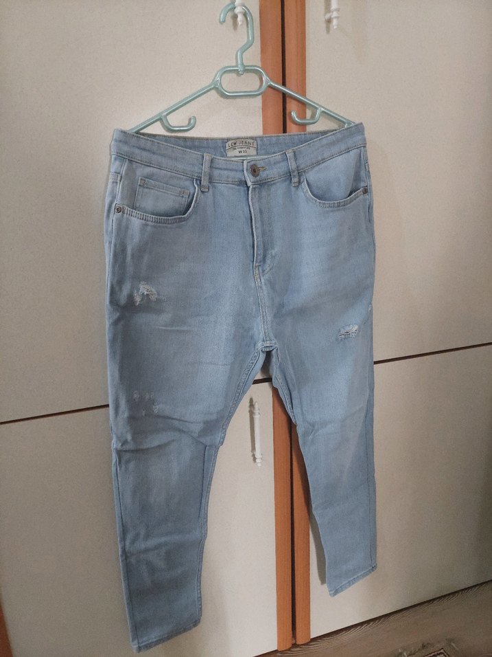 mavi Renkli Erkek Kot Pantolon - Görsel 2