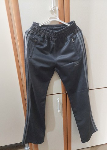 Erkek Lacivert Kemerli Denim Eşofman Altı - Görsel 2