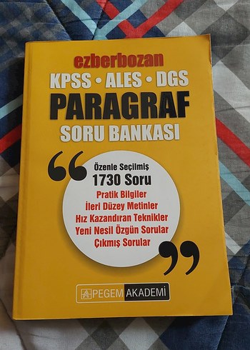 KPSS ALES DGS Paragraf Soru Bankası - Ezberbozan