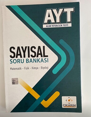 Sayısal Ayt test kitabı
