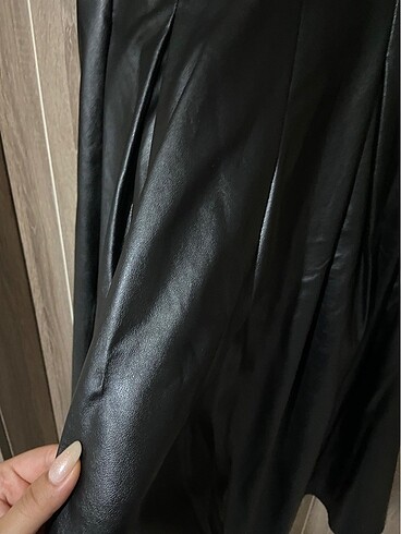 Midi Deri Etek - Görsel 5