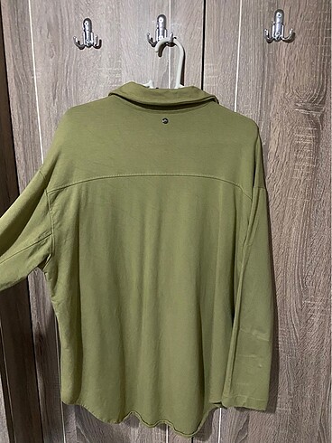 Yeşil Penye Gömlek - Görsel 7