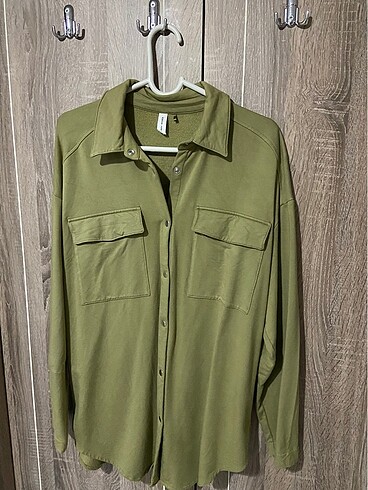 Yeşil Penye Gömlek - Görsel 6
