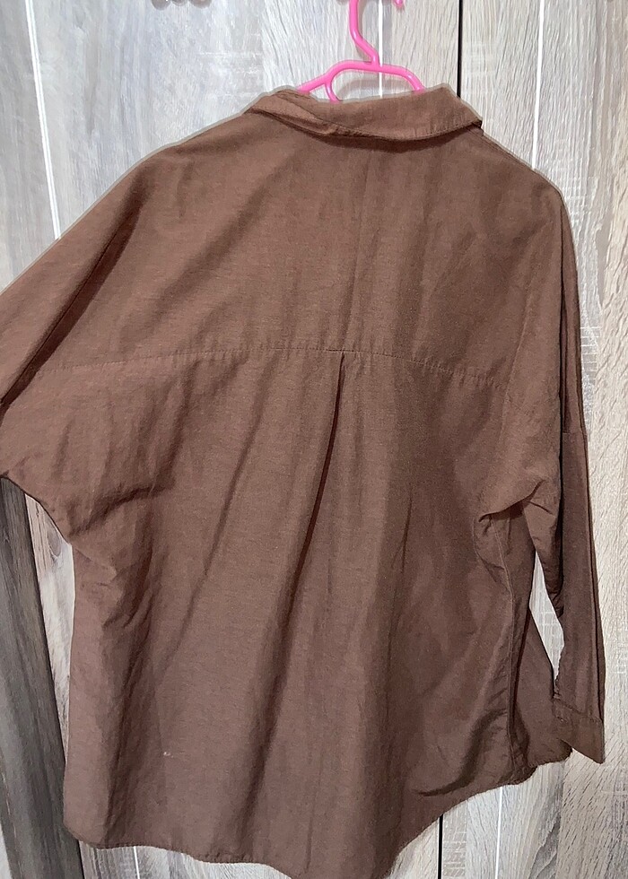 Trendyol&Milla Kahverengi Gömlek - Görsel 4