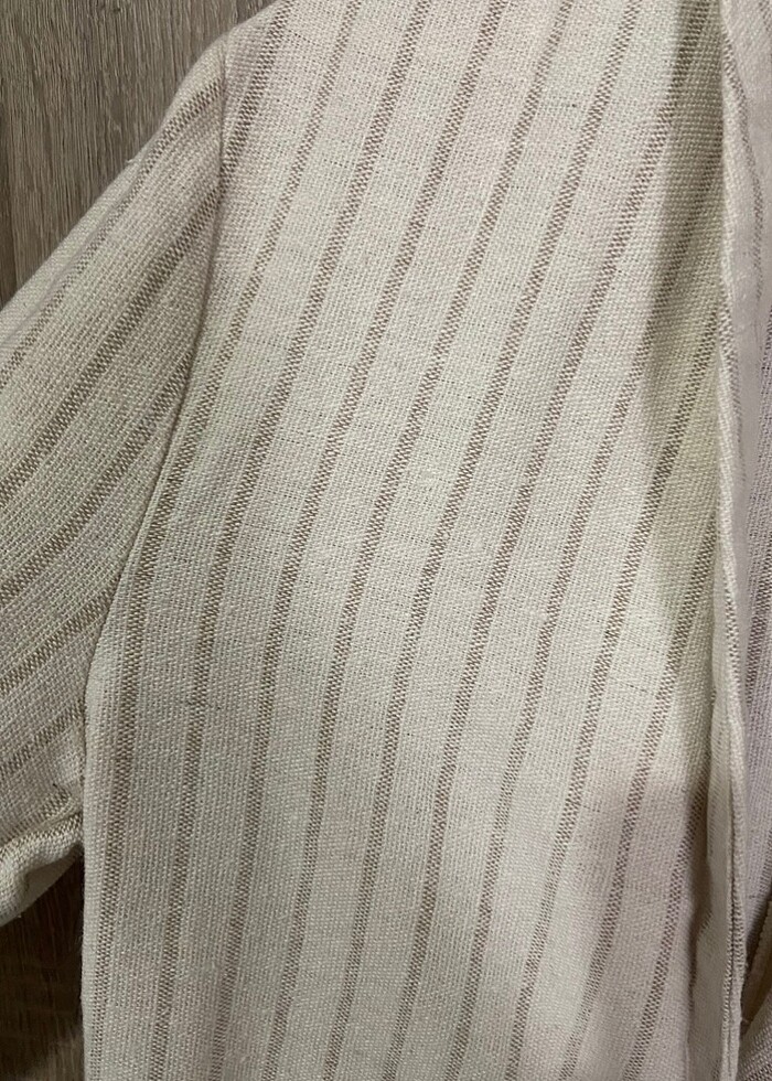 Kadın Çizgili Blazer Ceket - Görsel 3