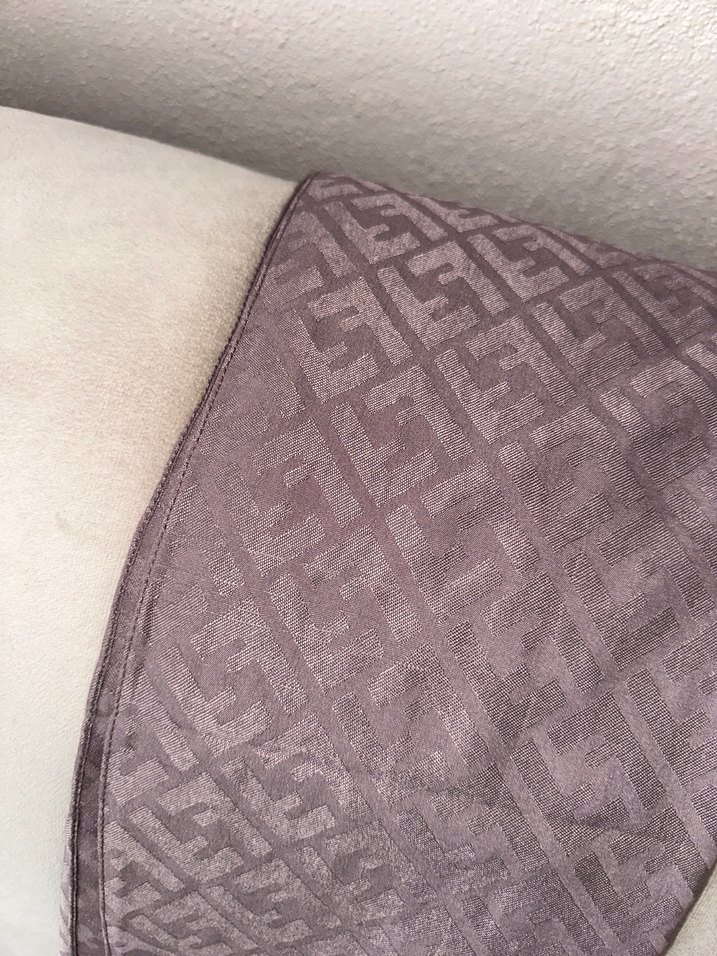 Kadın Drapeli Kahverengi Şal - Görsel 2