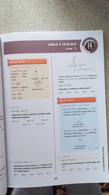  Beden Renk Bilgi sarmal ayt matematik soru bankası