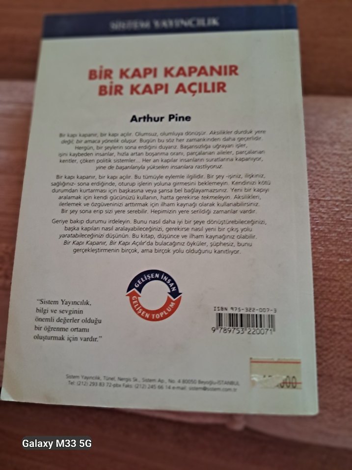 Bir Kapı Kapanır Bir Kapı Açılır - Arthur Pins - Görsel 2