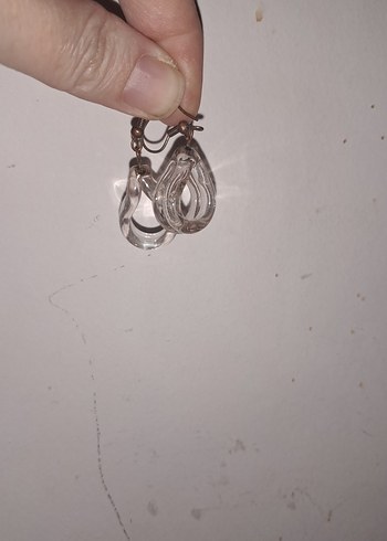 Şeffaf Midi Bohem Küpe - Görsel 5