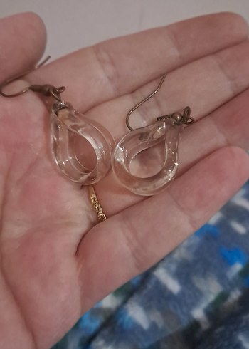 Şeffaf Midi Bohem Küpe - Görsel 3