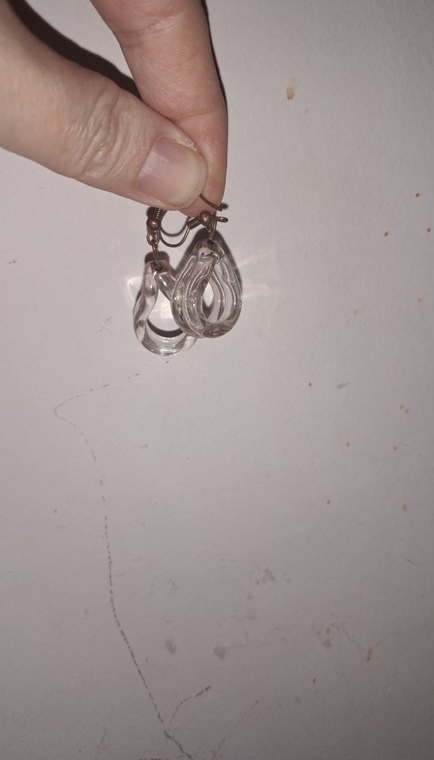 Şeffaf Midi Bohem Küpe - Görsel 5