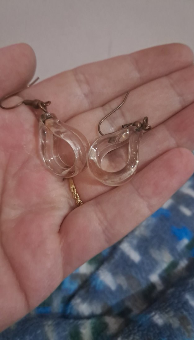 Şeffaf Midi Bohem Küpe - Görsel 3