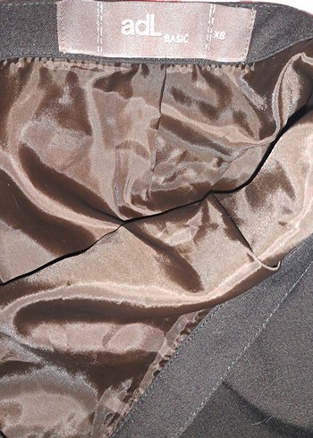 Kahve KumasMidi Kadın Etek - Görsel 3