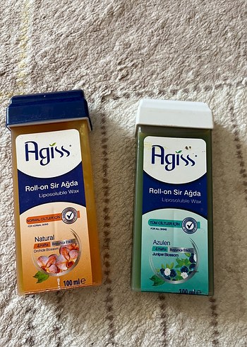 Agiss Roll-on Sir Ağda 100 ml Natural ve Azulen