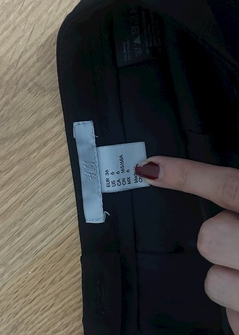 Hm Kadın Lacivert Volanlı Midi Etek - Görsel 3