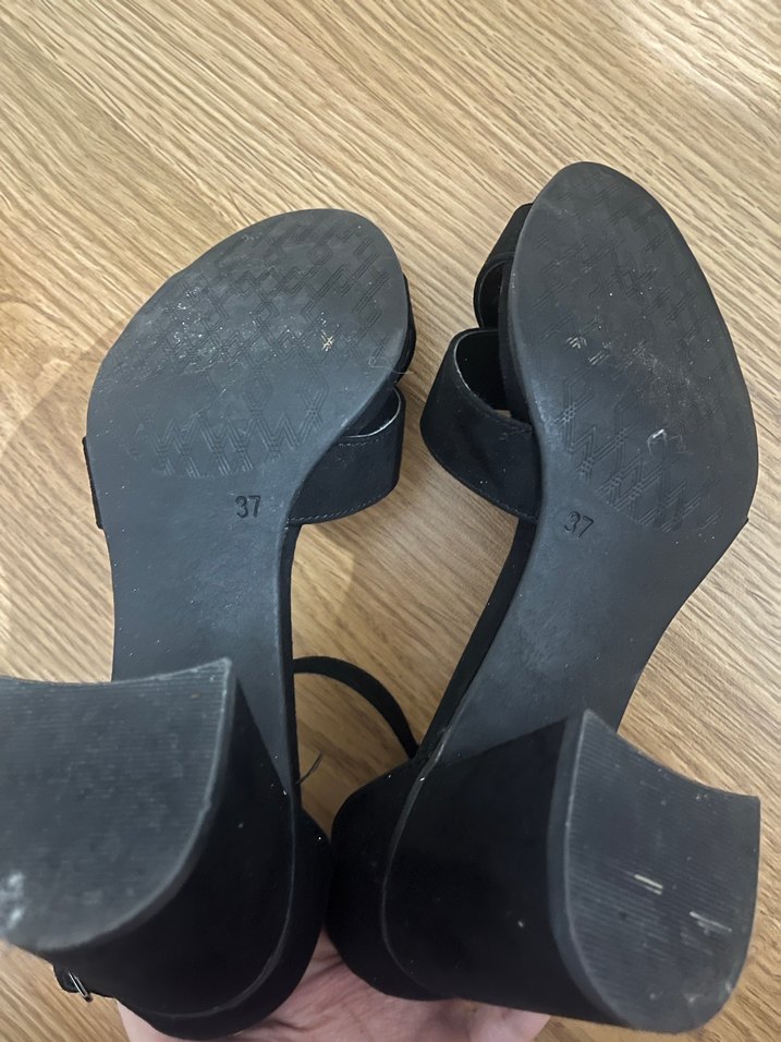 Siyah Minimalist Platform Topuklu Kadın Ayakkabı - Görsel 4