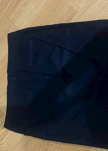 Mango Lacivert Kadın Kalem Etek - Görsel 3