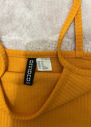 Hm Turuncu İnce Askılı Kadın Atlet - Görsel 2