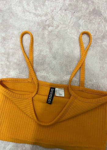 Hm Turuncu İnce Askılı Kadın Atlet - Görsel 3