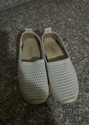 Kadın Beyaz Dolgu Topuk Espadril - Görsel 2