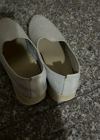 Kadın Beyaz Dolgu Topuk Espadril - Görsel 3