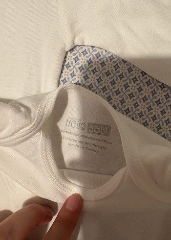 Uzun Kollu Beyaz Body Zıbın 3'lü - Görsel 2