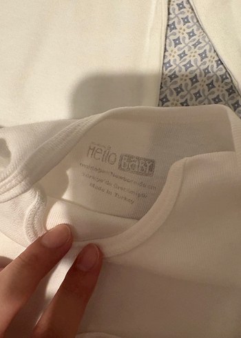 Uzun Kollu Beyaz Body Zıbın 3'lü - Görsel 3