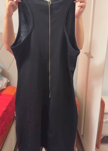 Payet işlemeli mini elbise - Görsel 2