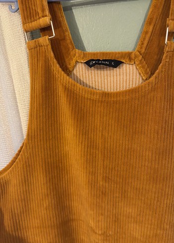 LCW kadife salopet elbise - Görsel 2