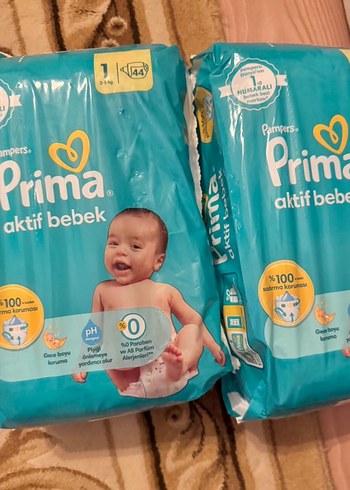 Prima Prima Aktif Bebek Yenidoğan Bebek Bezi 1 Numara
